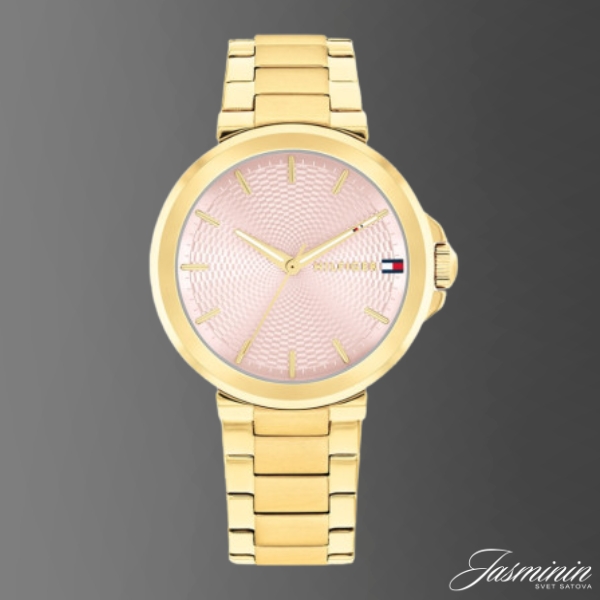 Tommy Hilfiger 1782779 ženski gold sat sa roze brojčanikom